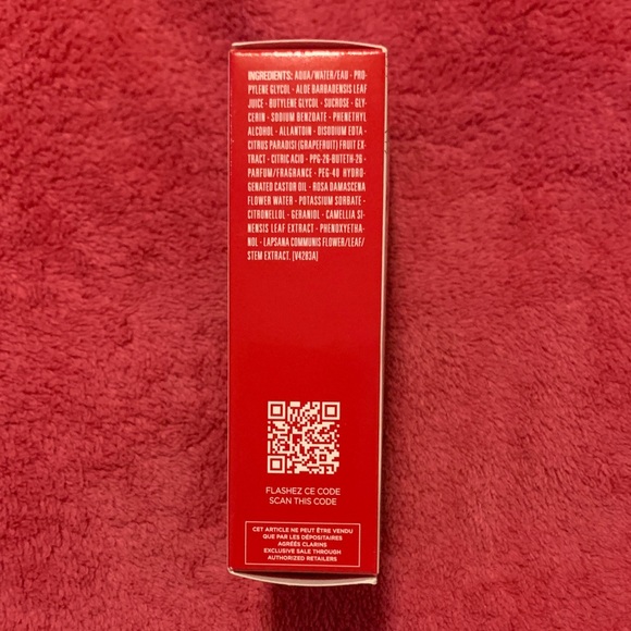 LIMITED EDITION - Clarins Fix' Make-Up Spray - Red and White - Picture 4 of 6